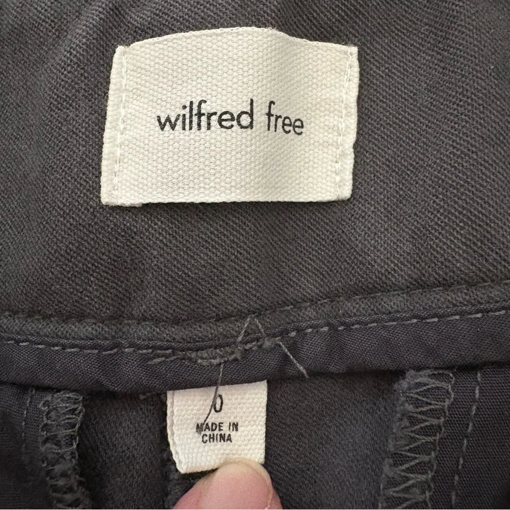 Aritzia Wilfred Free Picture Cargo Dark Grey Pants size 0 - Picture 6 of 8